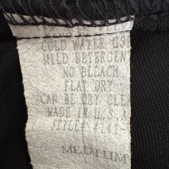 90s Vintage Kamellia by Desire Black Silk Blend Velvet Long Sleeve Mini Dress - Picture 10 of 11